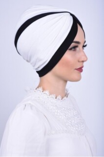Two Color Vera Bonnet Ecru