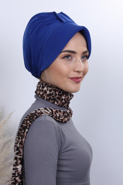 Scarf Hat Bonnet Sax - 100284989 - 
