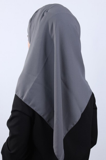 4 Châle Hijab Drapé Fumé - 