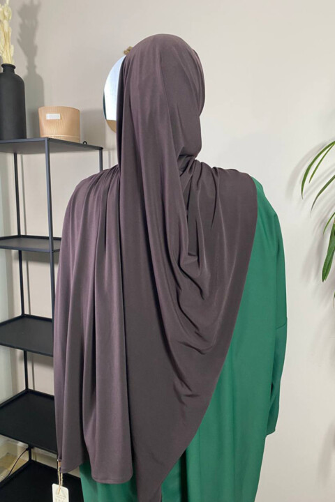 Sandy Premium - Hijab prêt à nouer chocolat - Hijab
