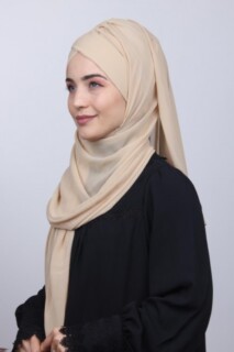 Bonnet Châle Beige - 