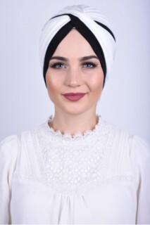 Two Color Vera Bonnet Ecru
