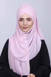 Bonnet Shawl Powder Pink - 100285167 - Hijab