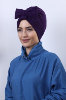Bowtie Double-Sided Bonnet Purple - 100285292 - 
