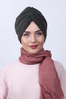 وردة ثنائية الاتجاه كاكي خضراء - 