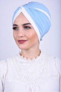 Two Color Vera Bonnet Baby Blue - 100285652 - 
