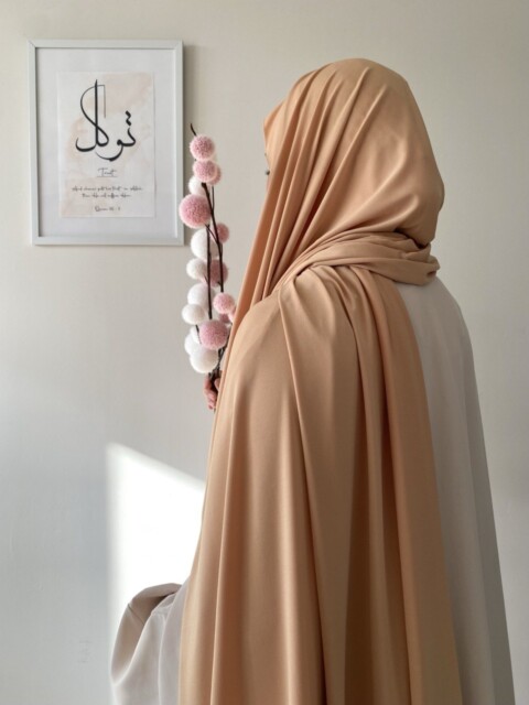 Maxi Jersey Sandy Hijjab®️ Creation - Peach 100357915 - 