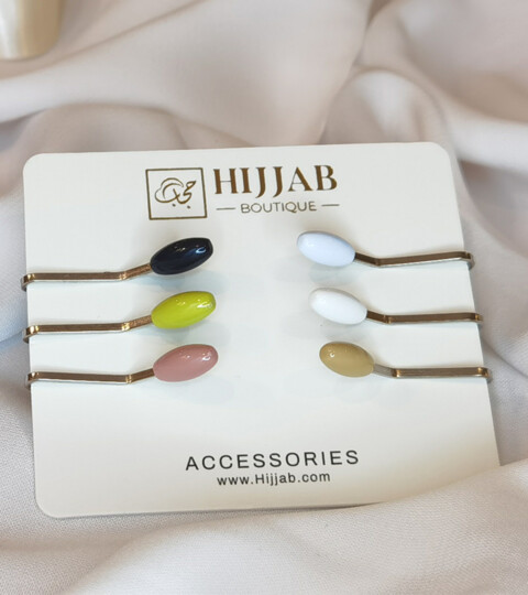 Écharpe Clip Hijab Musulman 6 pièces - 