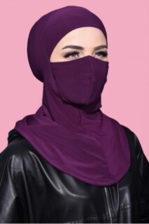ملابس رياضية ملثمين الحجاب البرقوق - 
