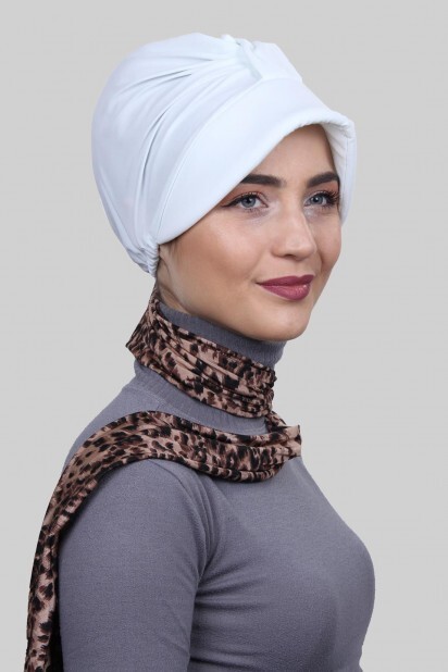 Scarf Hat Bonnet White - 100285004 - 