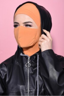Masked Sport Hijab Mustard Yellow