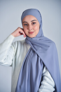موديل حجاب المدينة - لون رمادي - - موديل حجاب المدينة - لون رمادي - Hijab