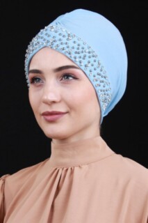 حجر اللؤلؤ بونيه بيبي بلو - 