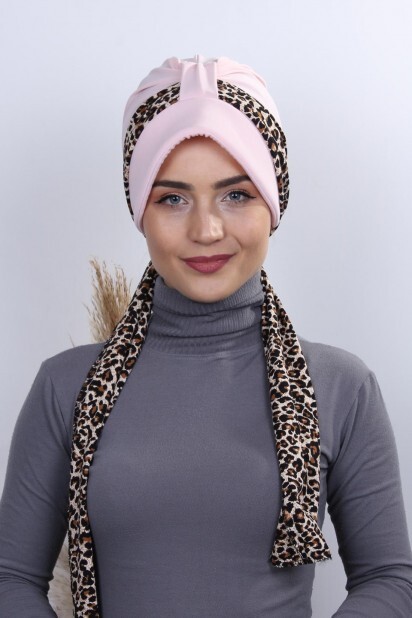 Hat-Cap Style - Scarf Hat Bonnet Salmon - 100284988 - Hijab