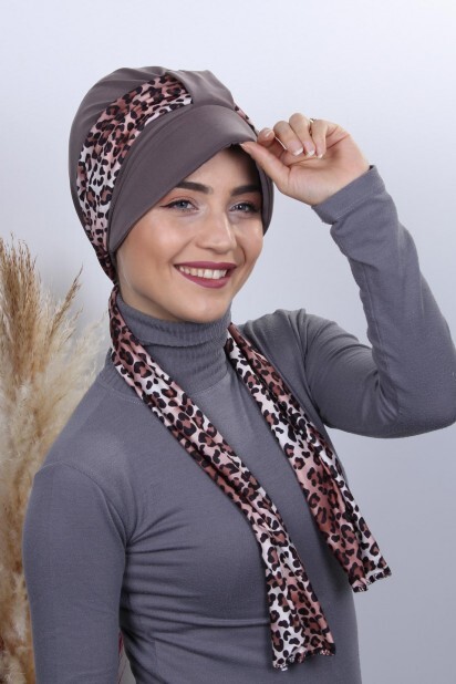 Scarf Hat Bonnet Mink - 100285001 - 