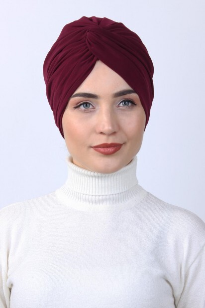Noeud Os Bordeaux - Hijab