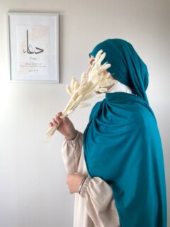 Ready To Wear - جيرسي بريميوم تركواز - Hijab