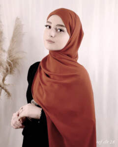 Crepe Shawl - Crepe shawl Sunset - - Crepe shawl Sunset 100318094 - Hijab