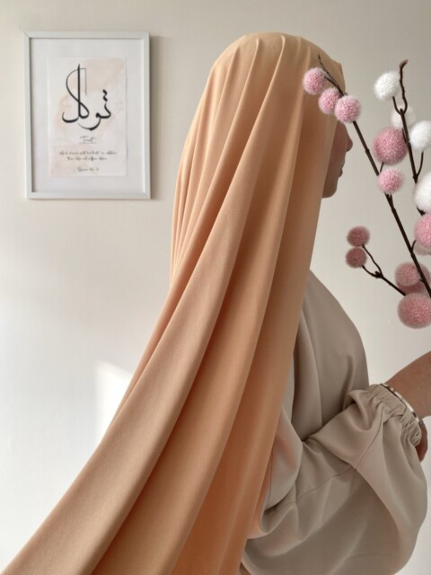 Maxi Jersey Sandy Hijjab®️ Creation - Peach 100357915 - 