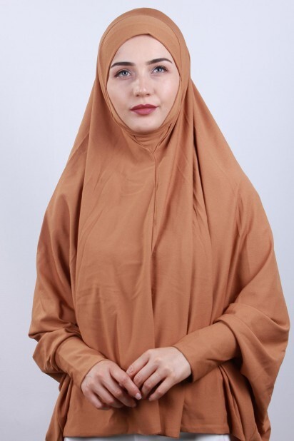 5XL Veiled Hijab Tan - 100285108 - Hijab