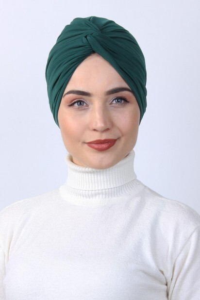 Noeud Os Vert Émeraude - Hijab