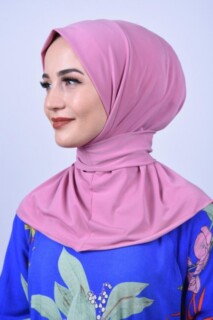 All Occasions Ready - Écharpe à Boutons-pression Châle Rose Séchée - Hijab