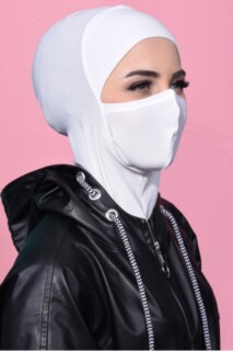 Hijab Sport Masqué Ecru - 