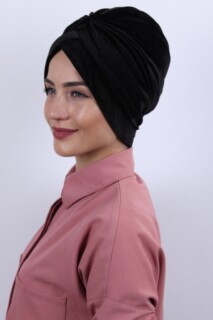 Velvet Nevru Bonnet Black