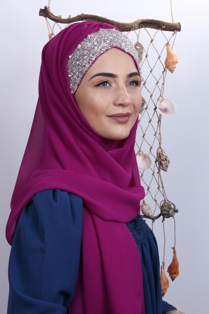 Stone Design Bonnet Châle Cherry Rotten - 