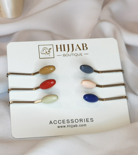Accessories - 4 pcs Muslim Hijab Clip Scarf 100298842 - Hijab
