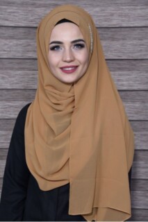 Elegant Stone Shawl Caramel