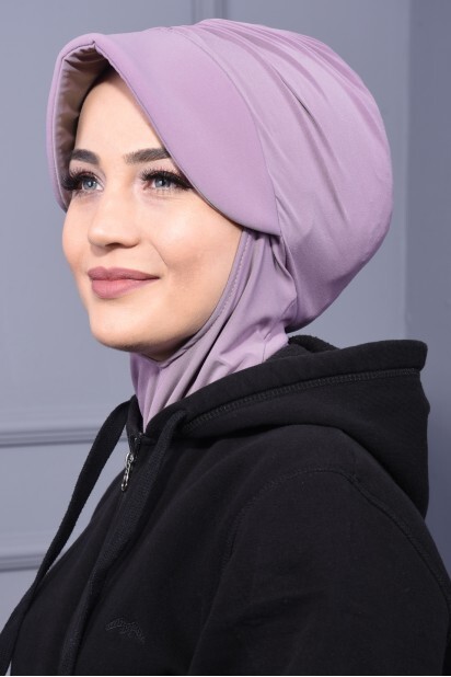Sports Hat Scarf Lilac