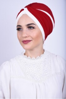 Two Color Vera Bonnet Red