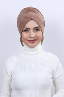 بونيه تان على الوجهين مع فيونكة - 