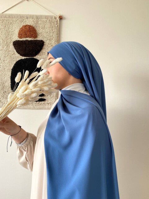 Medine Ipegi - Hijab PAE - Blue denim 100357888 - 
