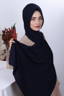 Medina Silk Shawl Navy Blue 100285393 - 