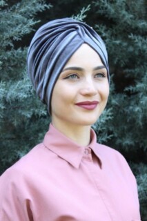 Kadife Payetli Vera Bone Antrasit - 100285057 - Hijab