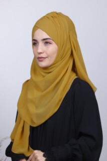 Bonnet Shawl Mustard Yellow - 100285155 - 