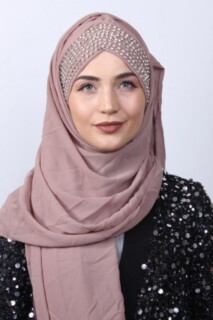 Stone Bonnet Design Châle Vison Clair - 