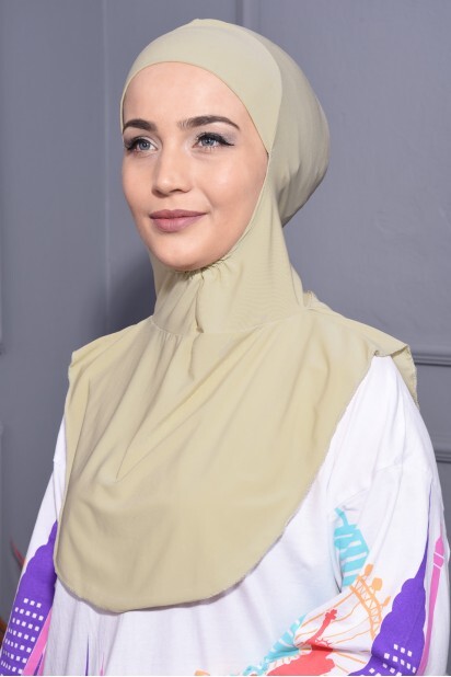Col Hijab Beige - 