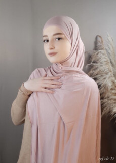 Shawls - Jersey premium - Rose bonbon - Hijab
