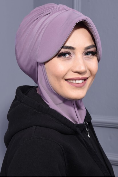 Sports Hat Scarf Lilac