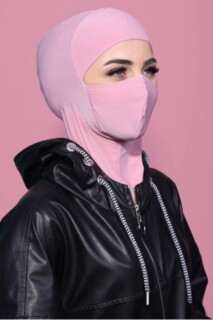 Hijab Sport Masqué Rose Poudré - 