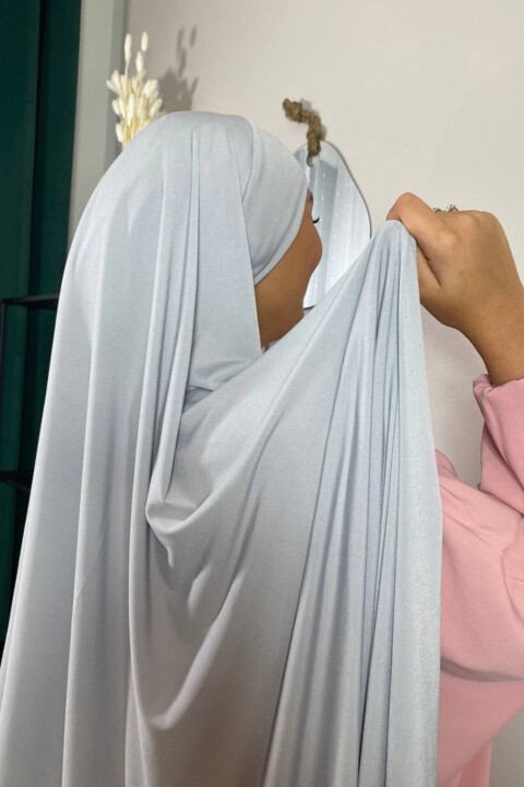 Sandy Premium - Hijab prêt à nouer gris perle - Hijab