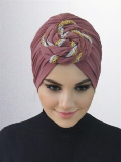 Ready Made Donut Cap Colored-Rose Dried