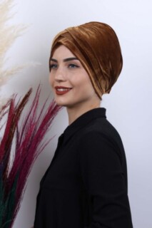 Velvet 3-Striped Bonnet Bronze - 100283001 - 