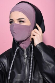 Hijab Sport Masqué Rose Séchée - 