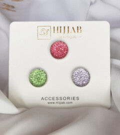 Magnetic Brooches - 3 pièces (3 paires) islam femmes écharpes broche magnétique broche - Hijab