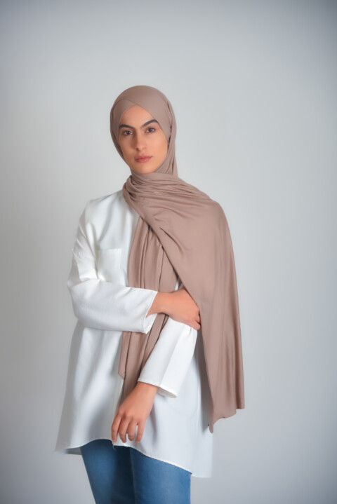 instant Cotton Cross - Jersey premium , bande croisé 10 - Hijab