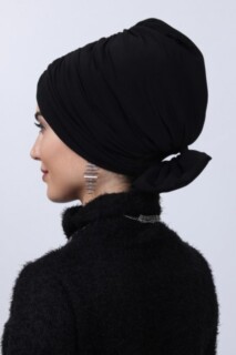 Bidirectional Cap Black With Filled Bow